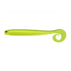 Bite On Rib Worm 100 Lime Perl