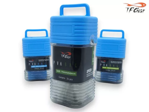 TF GEAR PVA BAG KIT - PVA tasak + töltő - "L" - 70x140mm - CarpHunter