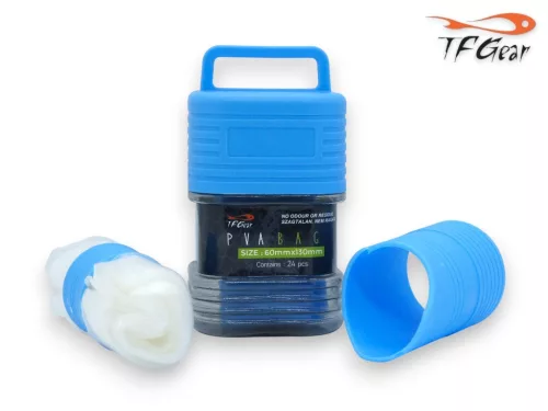 TF GEAR PVA BAG KIT - PVA tasak + töltő - "M" - 60x130mm - CarpHunter