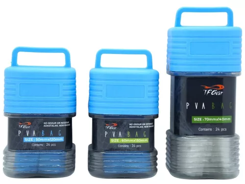 TF GEAR PVA BAG KIT - PVA tasak + töltő - "M" - 60x130mm - CarpHunter