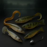 Gumihalak / Plasztik csalik